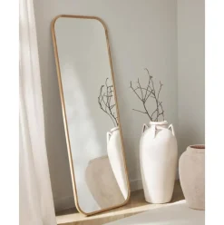 Espejo De Pared De Madera Levan
