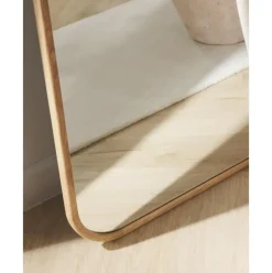 Espejo De Pared De Madera Levan