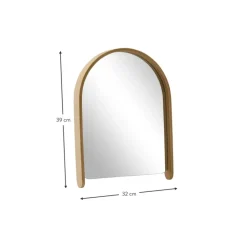 Espejo De Pared De Roble Woody