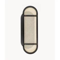 Espejo De Pared Ovalado Con Tejido Vienes Esma