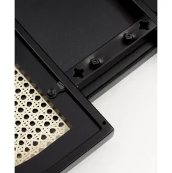 Espejo De Pared Ovalado Con Tejido Vienes Esma