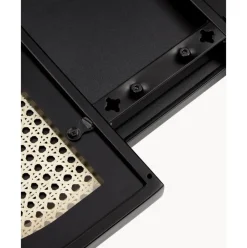 Espejo De Pared Ovalado Con Tejido Vienes Esma