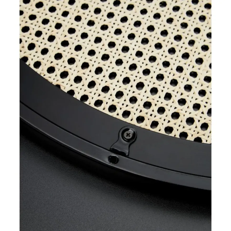 Espejo De Pared Ovalado Con Tejido Vienes Esma