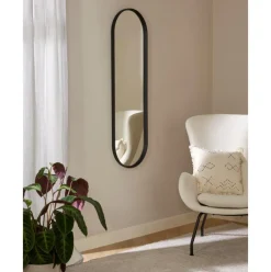 Espejo De Pared Ovalado De Aluminio Norm