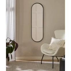 Espejo De Pared Ovalado De Aluminio Norm
