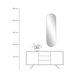 Espejo De Pared Ovalado Lucia