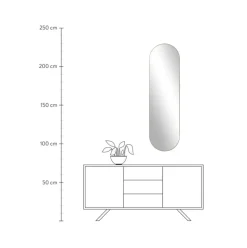 Espejo De Pared Ovalado Lucia