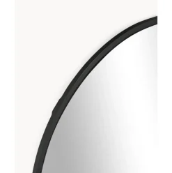 Espejo De Pared Ovalado Verena, Con Estante De Marmol