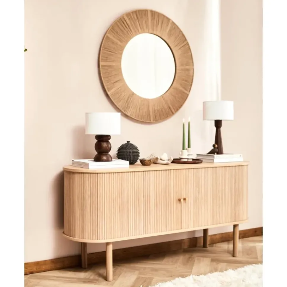 Espejo De Pared Redondo De Cuerda Citra