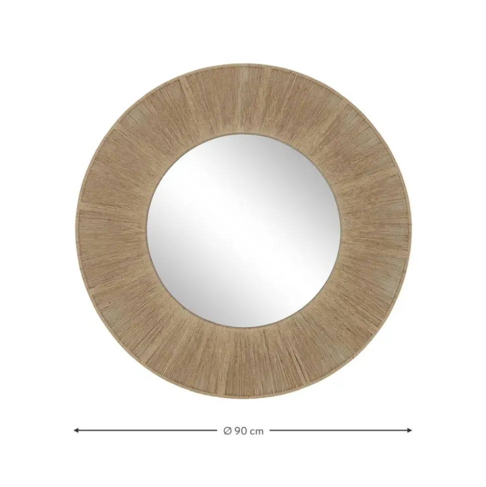 Espejo De Pared Redondo De Cuerda Citra