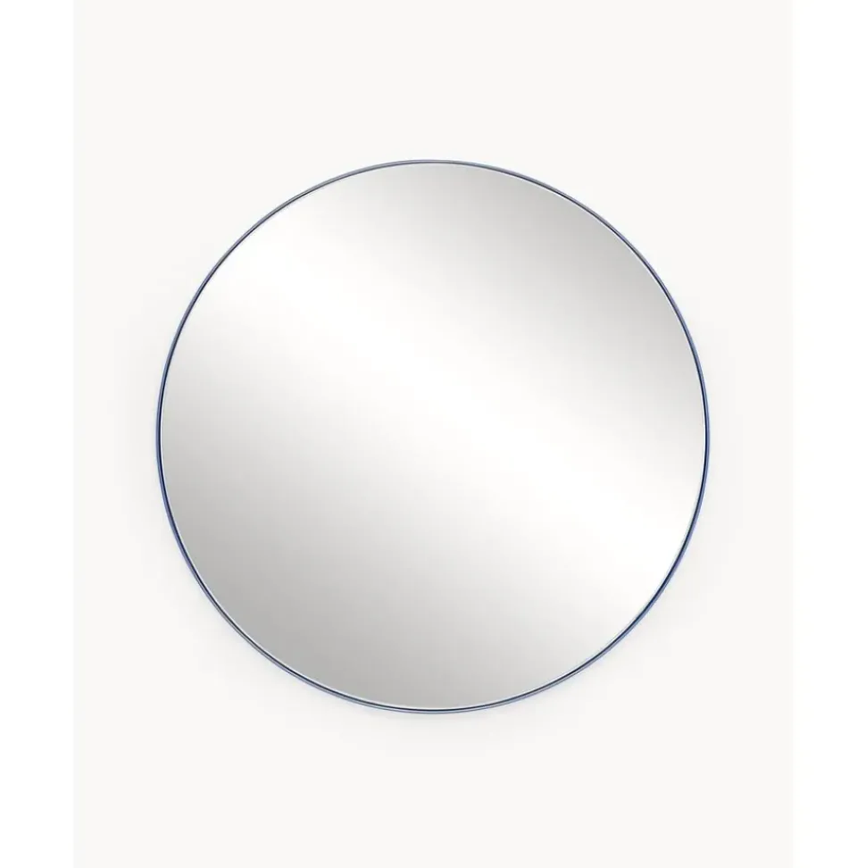 Espejo De Pared Redondo De Metal Ivy