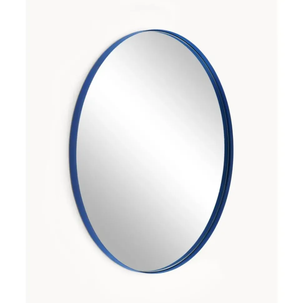 Espejo De Pared Redondo De Metal Ivy