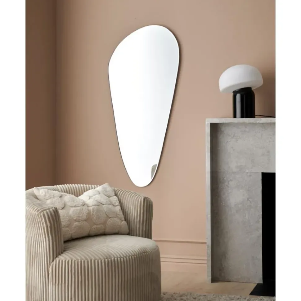 Espejo De Pared Sin Marco Con Forma Organica Dripp