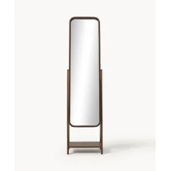 Espejo De Pie Con Estante De Madera Matteo