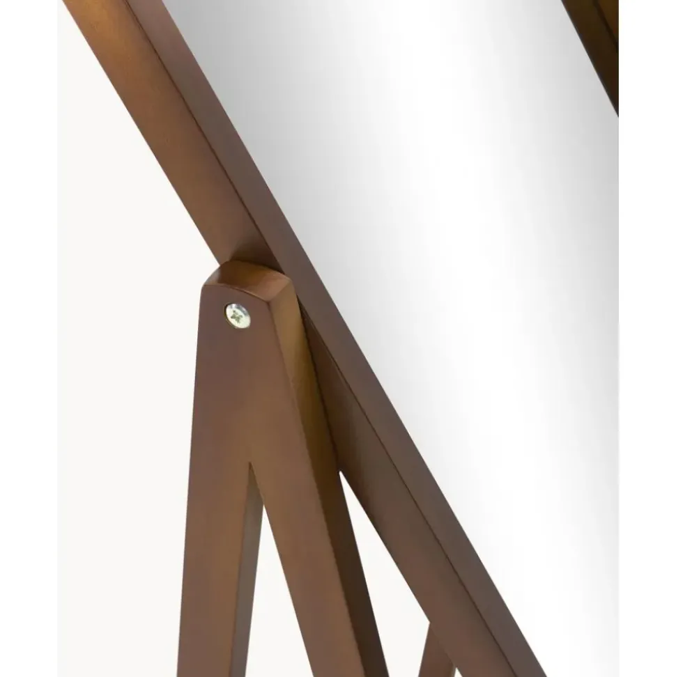 Espejo De Pie Con Estante De Madera Matteo