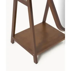 Espejo De Pie Con Estante De Madera Matteo