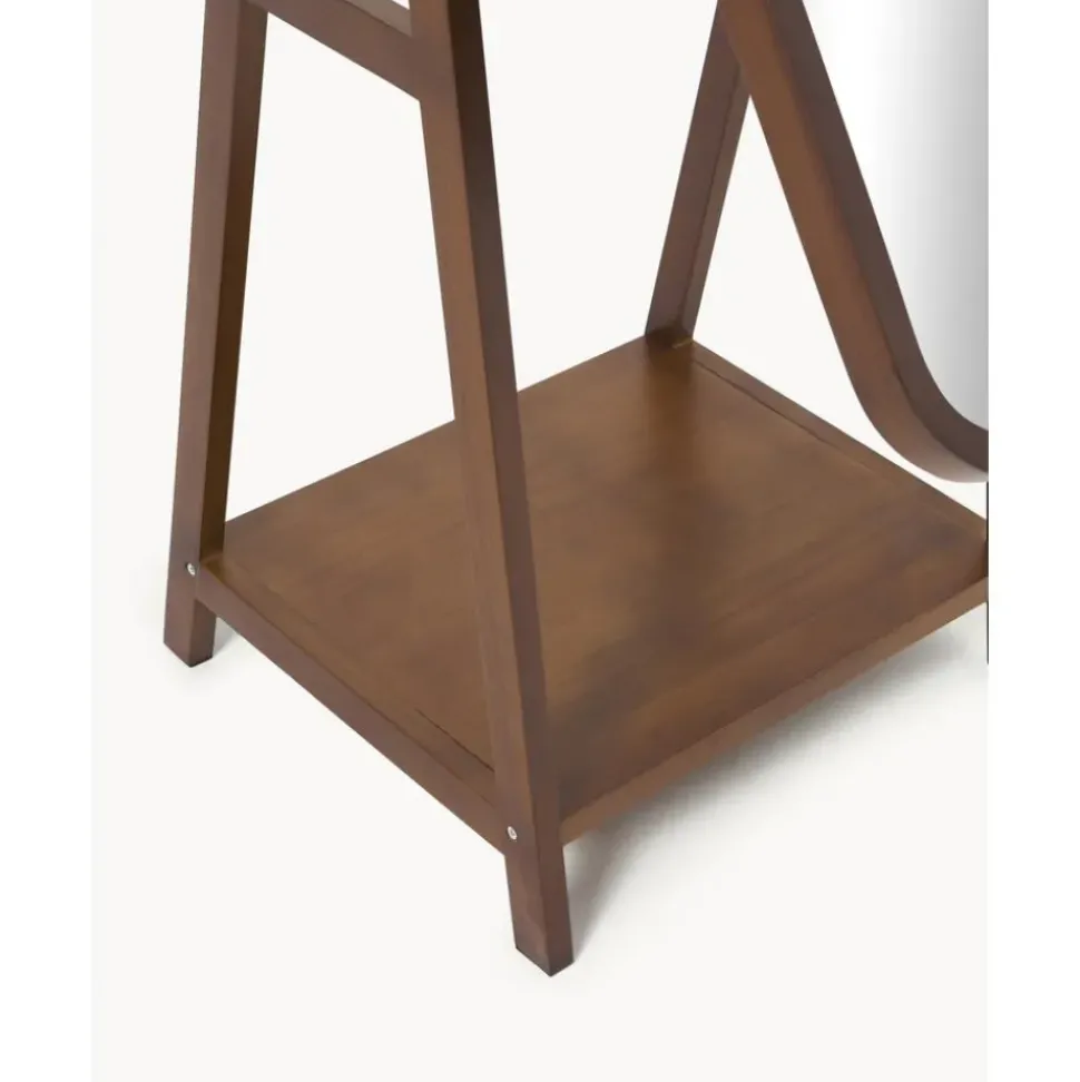 Espejo De Pie Con Estante De Madera Matteo