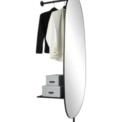 Espejo De Pie Con Estante De Metal Ophelia