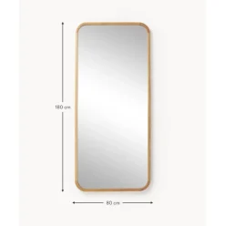 Espejo De Pie Grande De Roble Levan