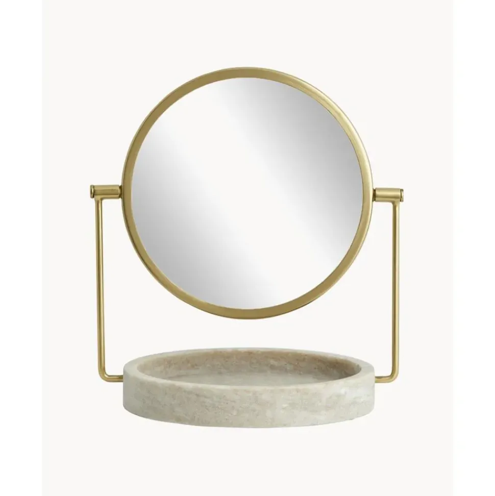 Espejo Tocador Con Bandeja De Marmol Haja