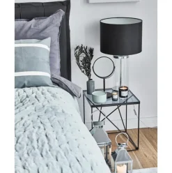 Espejo Tocador Redondo De Metal Classic, Con Aumento