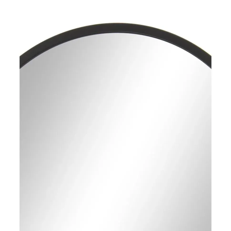 Espejo Tocador Redondo De Metal Classic, Con Aumento