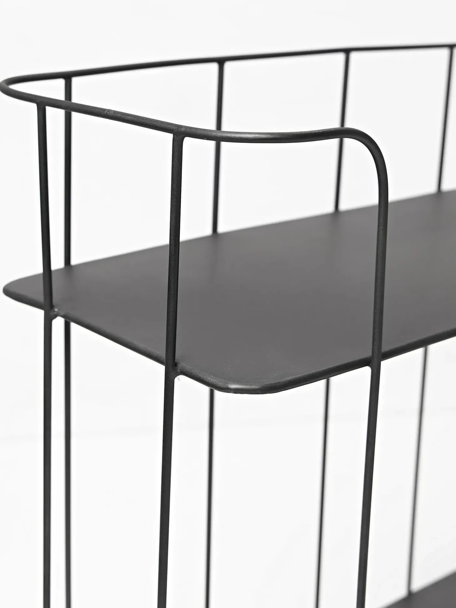 Estante De Pared Con Ganchos De Metal Hebda