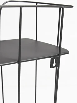 Estante De Pared Con Ganchos De Metal Hebda