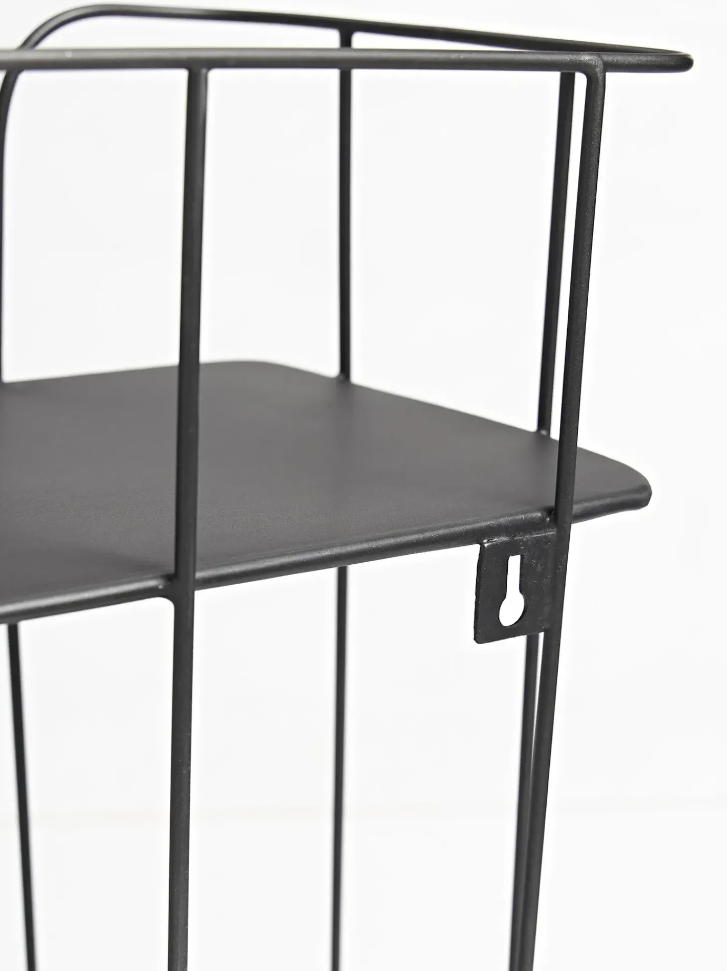 Estante De Pared Con Ganchos De Metal Hebda