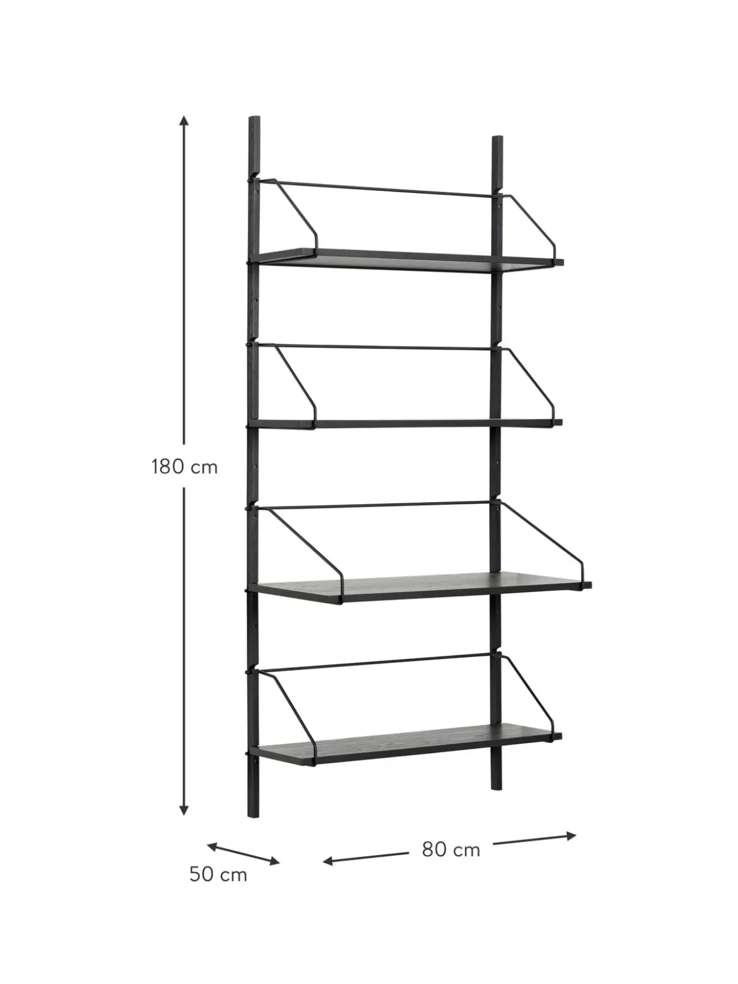 Estante De Pared De Fresno Norm