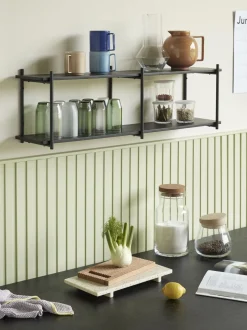 Estante De Pared De Madera De Eucalipto Norm