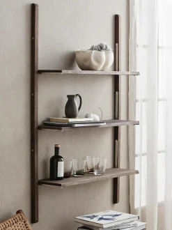 Estante De Pared De Madera De Mango Sinca