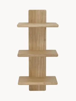 Estante De Pared De Madera De Caucho Clive