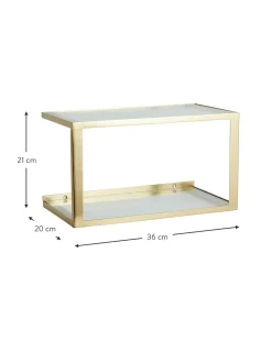 Estante De Pared De Metal Nera