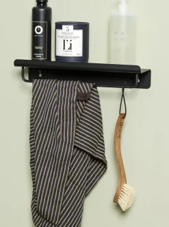 Estante De Pared De Metal Bow, Con Colgador