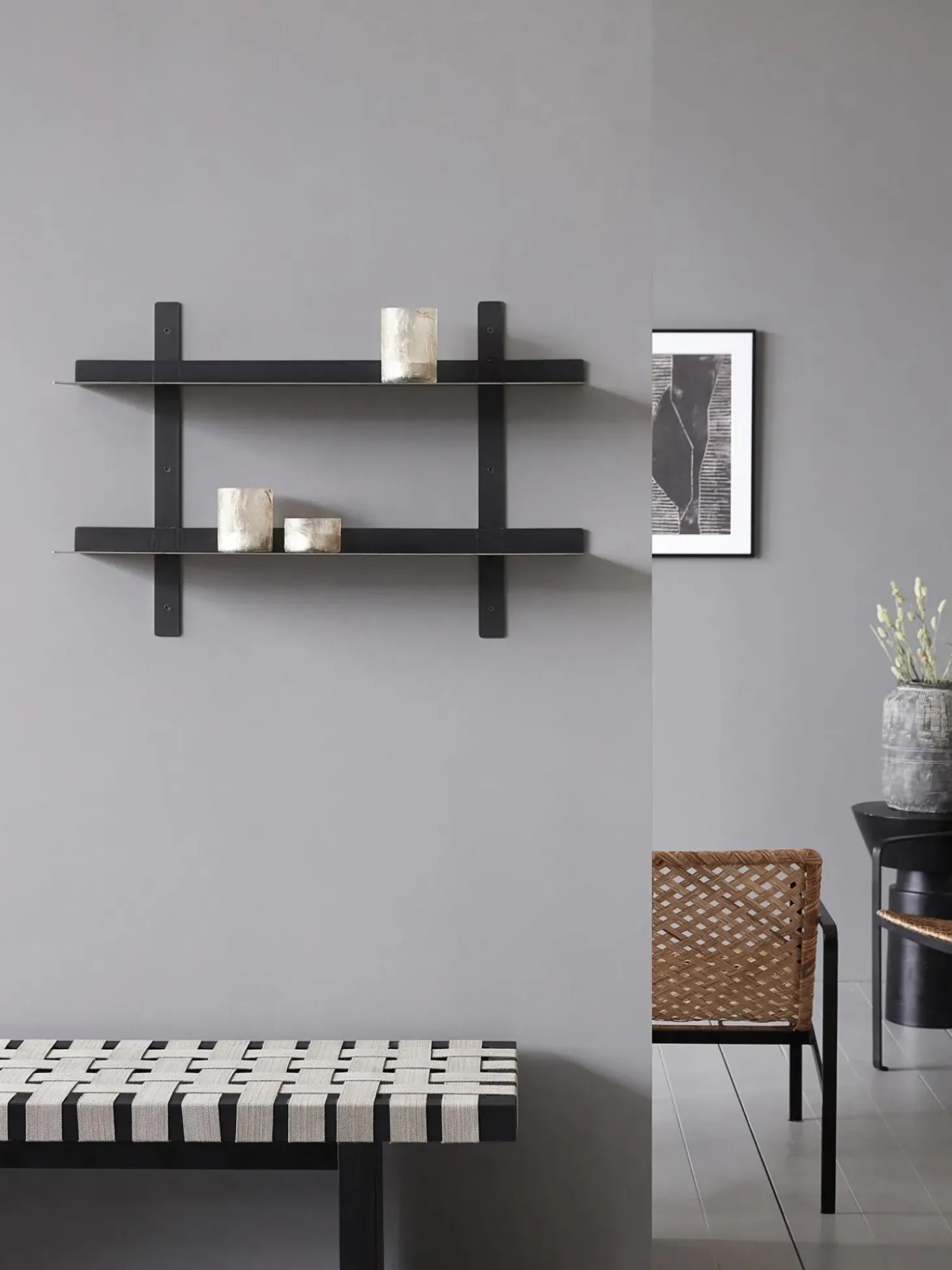 Estante De Pared De Metal Tag