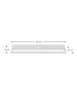 Estante De Pared De Metal Ledge