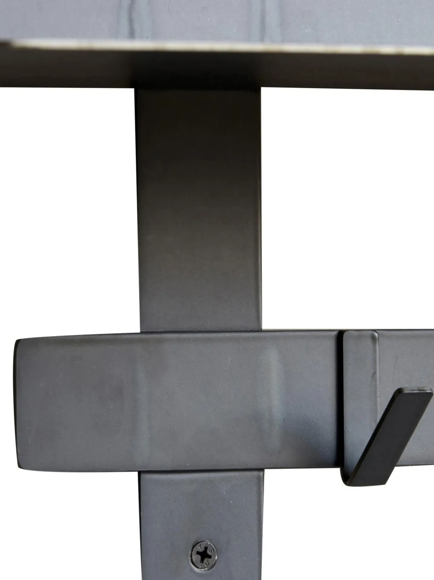 Estante De Pared De Metal Tag, 5 Ganchos