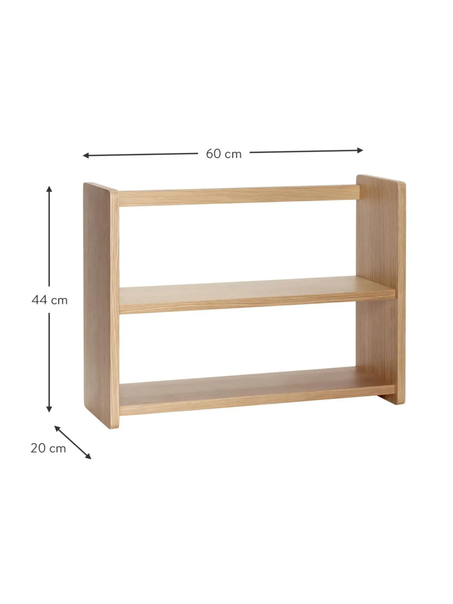 Estante De Pared De Roble Nomad