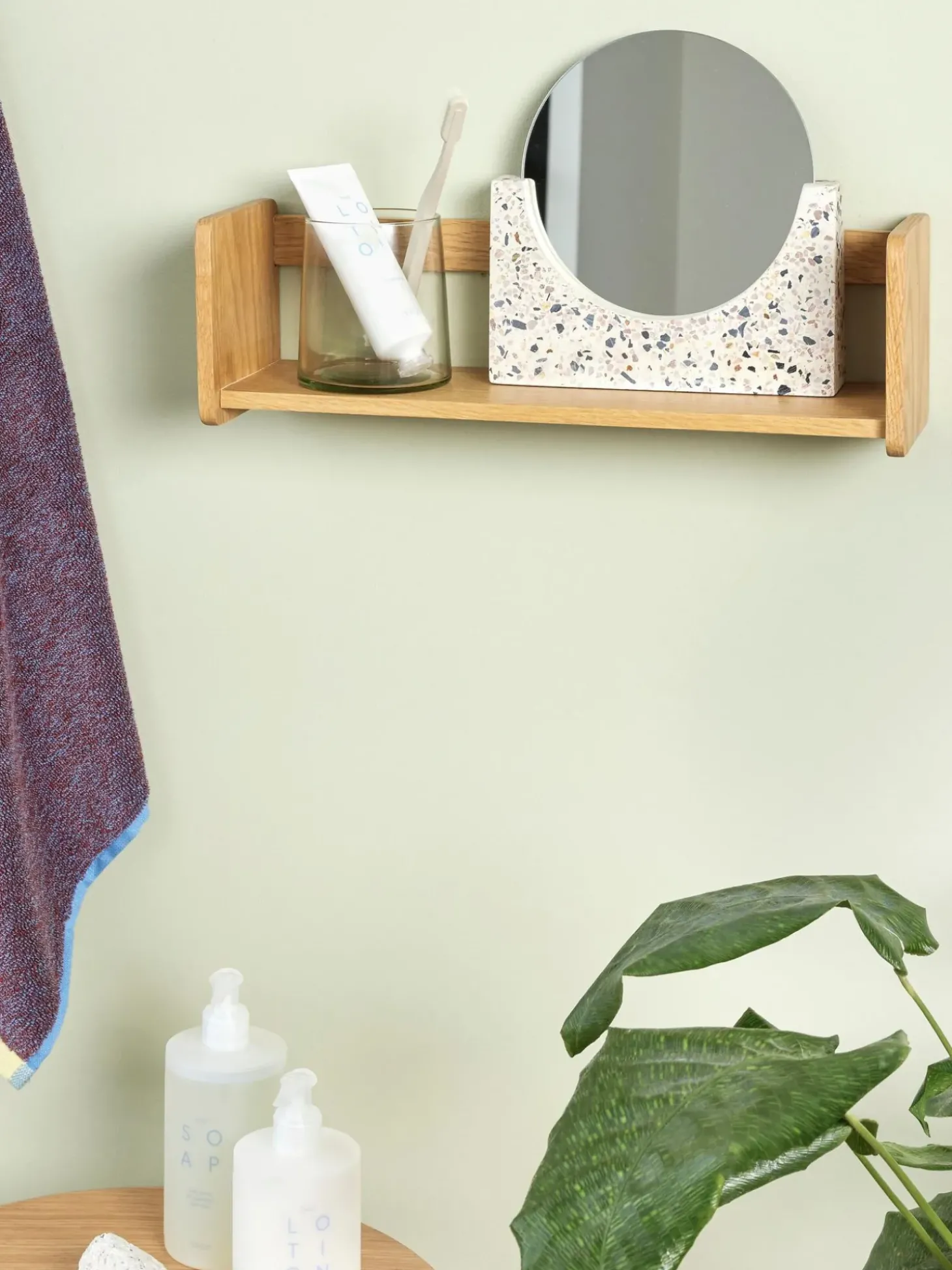 Estante De Pared De Roble Nomad