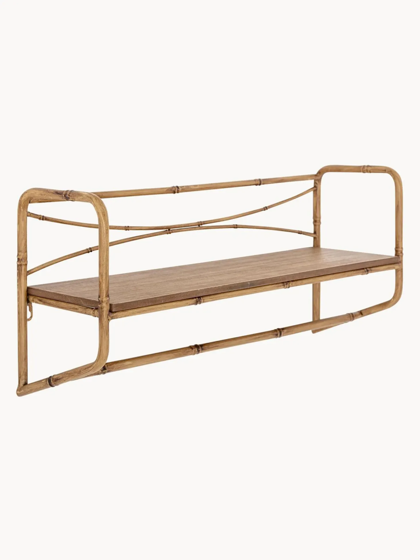 Estante De Pared En Look Bambu Rod