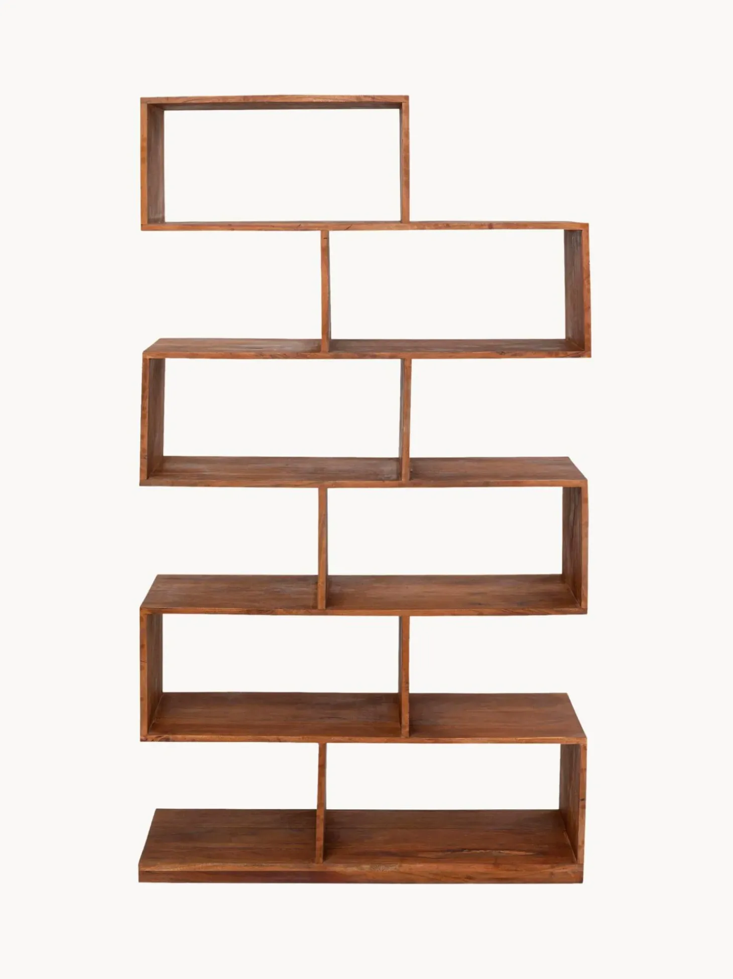 Estanteria De Madera De Acacia Authentico Zick Zack