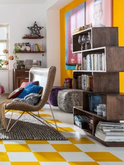 Estanteria De Madera De Acacia Authentico Zick Zack