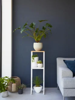 Estanteria De Madera De Bambu Tower