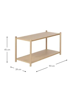 Estanteria De Madera De Roble Sceene