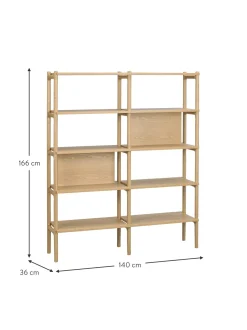 Estanteria De Madera De Roble Holton