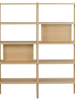 Estanteria De Madera De Roble Holton