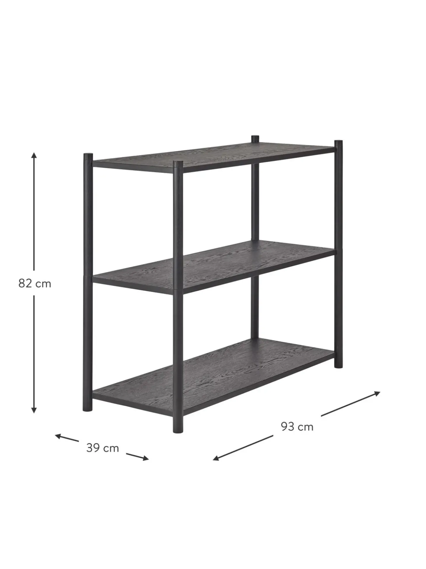 Estanteria De Madera De Roble Sceene