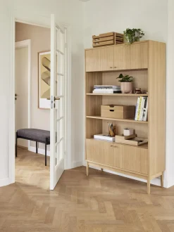 Estanteria De Madera De Roble Prime