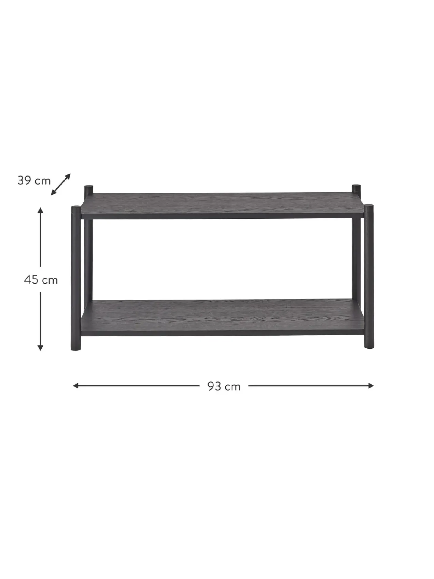 Estanteria De Madera De Roble Sceene